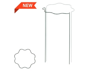 Výbava do skleníku – Bradas Vlnitá prstencová podpěra pro rostliny kruh průměr 40 cm / výška 55cm