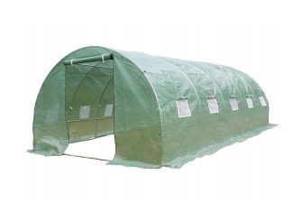 Výbava do skleníku – VespaGarden Zahradní fóliovník 2,5x5x2m / 12,5m2 - zelený