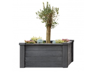 Vybavení k bazénu – © planter DIY Log cabin motif 200x200x50cm