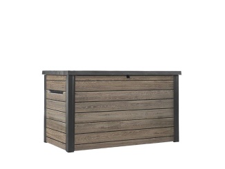 Vybavení k bazénu – Keter Zahradní box Deco 870 l ashwood
