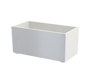 Vybavenie k bazénu – Granisil granitový květináč KUBI 60 cm