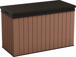 Vybavenie k bazénu – Keter Zahradní box Darwin 662L hnědý
