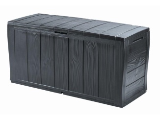 Vybavenie k bazénu – Keter Zahradní box Sherwood 270L grafitový
