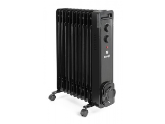 Vykurovanie – G21 Olejový radiátor Merapi černý, 11 žeber, 2500 W