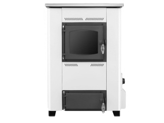 Vytápění – Termomont Sporák / kotel s varnou deskou a výměníkem TEMY ES 25 kW - bílý