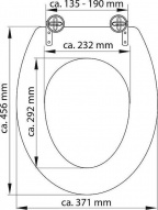 WC sedátka, záchodová prkna BÍLÉ | Duroplast, bez Soft Close