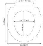 WC sedátka, záchodová prkna MOSAIK GRAU| Duroplast, Soft Close