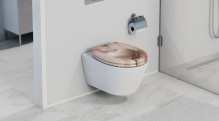 WC sedátka, záchodová prkna ROMANTIC | Duroplast, Soft Close