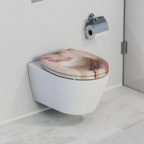 WC sedátka, záchodová prkna ROMANTIC | Duroplast, Soft Close