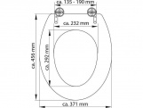 WC sedátka, záchodová prkna Schütte BÍLÉ | Duroplast, bez Soft Close