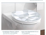 WC sedátka, záchodová prkna Schütte DIAMOND | MDF HG, Soft Close