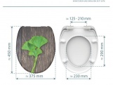 WC sedátka, záchodová prkna Schütte GINGKO und WOOD | Duroplast, Soft Close