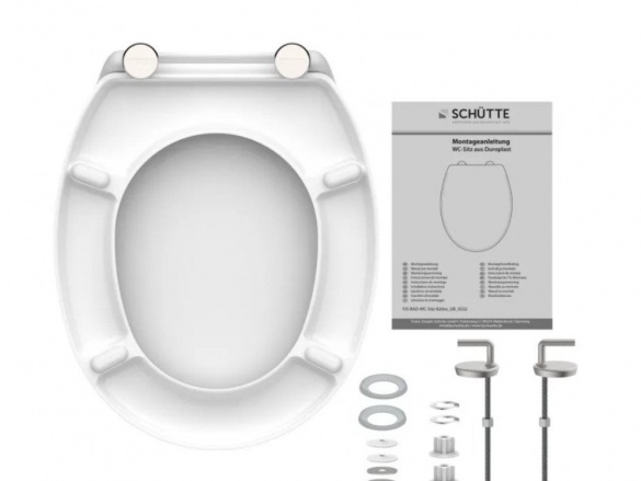 WC sedátka, záchodová prkna Schütte JASMIN | Duroplast, Soft Close