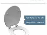 WC sedátka, záchodová prkna Schütte OASIS | MDF HG, Soft Close