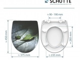 WC sedátka, záchodová prkna Schütte RAINDROP | Duroplast HG, Soft Close