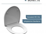 WC sedátka, záchodová prkna Schütte RAINDROP | Duroplast HG, Soft Close