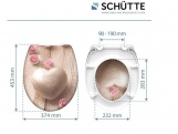 WC sedátka, záchodová prkna Schütte ROMANTIC | Duroplast, Soft Close