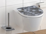 WC sedátka, záchodová prkna Schütte ROUND DIPS | Duroplast HG, Soft Close