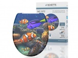 WC sedátka, záchodová prkna Schütte SEA LIFE | Duroplast, Soft Close