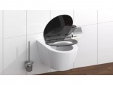 WC sedátka, záchodová prkna Schütte SLIM BLACK| Duroplast, Soft Close