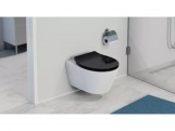 WC sedátka, záchodová prkna Schütte SLIM BLACK| Duroplast, Soft Close