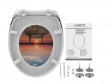 WC sedátka, záchodová prkna Schütte SUNSET SKY | Duroplast, Soft Close