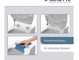 WC sedátka, záchodová prkna Schütte WHITE WAVE | Duroplast HG, Soft Close