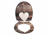 WC sedátka, záchodová prkna Schütte WOOD HEART | Duroplast, Soft Close