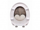 WC sedátka, záchodová prkna Schütte WOOD HEART | Duroplast, Soft Close