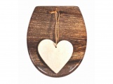 WC sedátka, záchodová prkna Schütte WOOD HEART | Duroplast, Soft Close