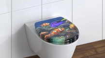 WC sedátka, záchodová prkna SEA LIFE | Duroplast, Soft Close