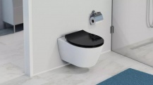 WC sedátka, záchodová prkna SLIM BLACK| Duroplast, Soft Close