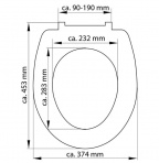 WC sedátka, záchodová prkna STONE PYRAMID| Duroplast, Soft Close