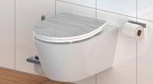 WC sedátka, záchodová prkna WHITE WAVE | Duroplast HG, Soft Close