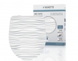 WC sedátka, záchodová prkna WHITE WAVE | Duroplast HG, Soft Close