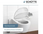 WC sedátka, záchodová prkna WHITE WAVE | Duroplast HG, Soft Close