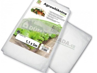 Zahrada – Bradas Netkaná textilie bílá - 1,1x10m