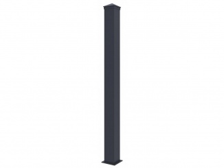 Zahrada – G21 Sloupek pro plotové pole 10x169 cm s patkou, antracitový