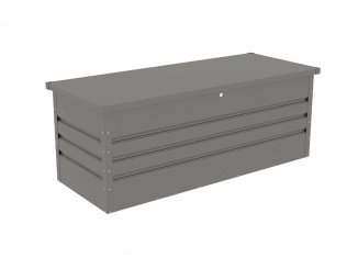 Zahrada – G21 Zahradní box Denver 560 L, metalický šedý plechový