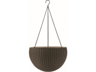 Zahrada – Keter Květináč Hanging Sphere mocha