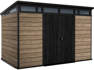 Zahrada – Keter Zahradní domek Signature 11x7 Ashwood, s podlahou