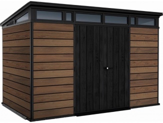 Zahrada – Keter Zahradní domek Signature 11x7 Walnut, s podlahou