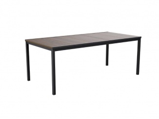 Zahrada – Keter Zahradní stůl Porto 200 walnut black steel