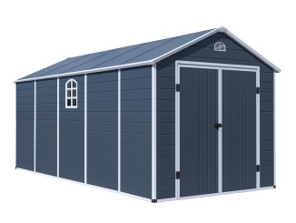 Záhradné domčeky G21 – G21 Boston 2,8 m x 2,4 m, šedá