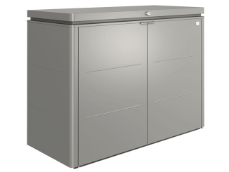Záhradné úložné priestory Biohort – HighBoard 160, šedý křemen metalíza