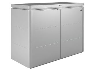 Záhradné úložné priestory Biohort – HighBoard 160, stříbrná metalíza