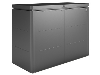 Záhradné úložné priestory Biohort – HighBoard 200, tmavě šedá metalíza