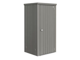 Záhradné úložné priestory Biohort – Skriňa na náradie veľ. 90 93 x 83 x 182,5 cm, šedý kremeň metalíza