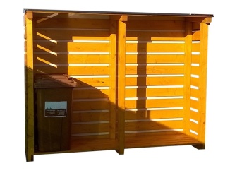 Záhradné úložné priestory Česká Manufaktura – Valter 300 x 80 cm, přírodní