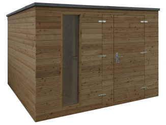 Zahradní domky Bohemit – Rohan 3 x 4 m, teak